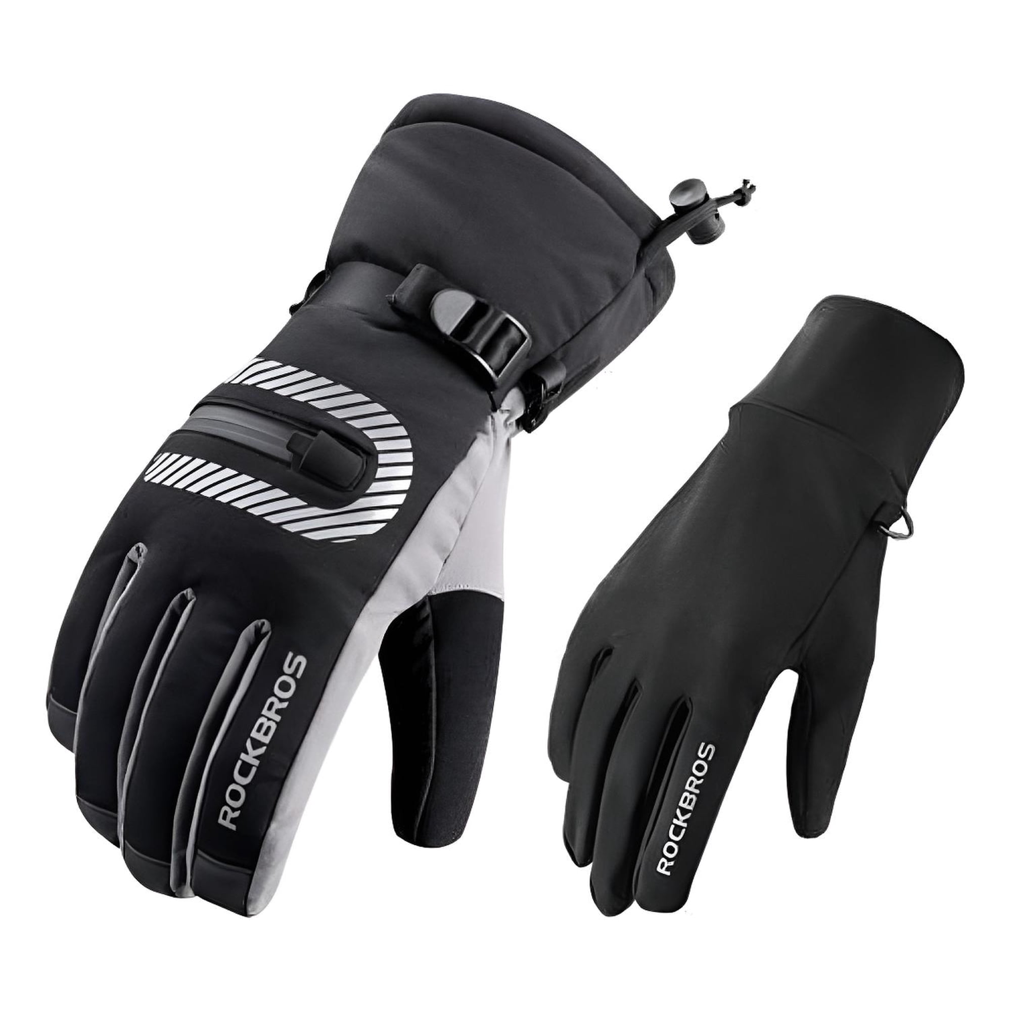 Guantes Frío Extremo Rockbros 2 En 1. Nieve Moto Bicicleta Multicolor