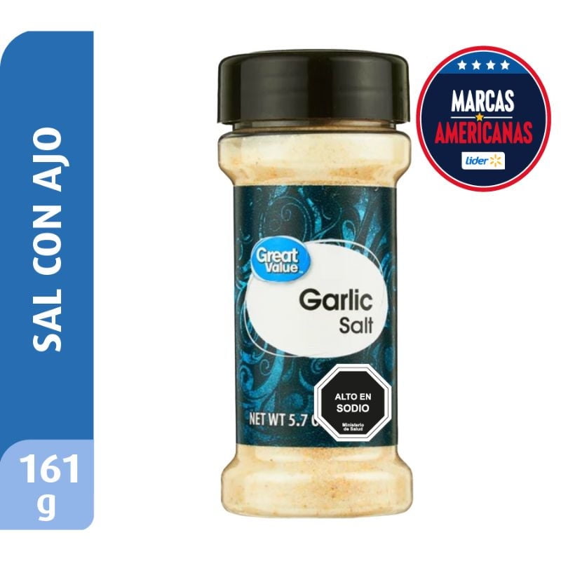 Sal Con Ajo 161 g Great Value