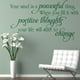 thumbnail image 2 of Decomural Positive Thoughts Inspirational WS-43905, 2 of 2