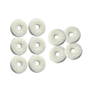 Magideal - Herramienta De Reparación De Piezas Musicales Con Almohadillas De Fieltro De 10X, Accesorios De Reemplazo De Cojín Sólido Instrumentos Musicales Acces Bombardino