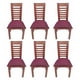 thumbnail image 1 of Pack 6 Sillas Oporto Caramelo Tapiz Burdeo, 1 of 3