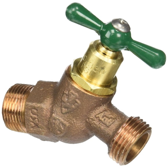 Manguera de tubo macho de 3/4 pulgadas con punta de flecha, latón y plomería