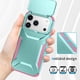 thumbnail image 5 of Funda Resistente para iPhone 17 Pro con Tapa Deslizante y Protección Militar Verde, 5 of 6