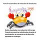 thumbnail image 2 of "Fugitivo De Cangrejo Belug Juguete Infantil Iluminación Y Música naranja ", 2 of 5
