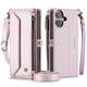 thumbnail image 2 of CaseMe Funda de Cuero for iPhone 16 Plus de 6.7 Pulgadas con Billetera [Bloqueo RFID] con Ranura para Billetes con Zíper y 10 Tarjeteros, Correa de Hombro y Muñeca Magnética de Cuero PU Suave, Funda, 2 of 13