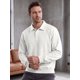 thumbnail image 4 of INSPIRE CHIC Sudadera Polo para Hombre de Manga Larga con Diseño de Retazos M Gris Claro, 4 of 6