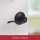 thumbnail image 4 of Manija de puerta Kwikset Avalon sin cerradura – Bronce veneciano, 4 of 8