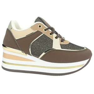 Zapatilla Chalada Mujer Jettix-2 Café Urbano