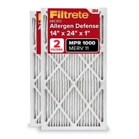 Filtro De Aire Filtrete 14X24X1 Merv 11 Mpr 1000 Paquete De 2
