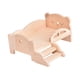 thumbnail image 3 of Mini muebles de madera para muñecas BJD, juguete decorativo de desarrollo con forma de Animal, accesorios para muñecas de dibujos animados, simulación Oso 29x18x12cm, 3 of 5