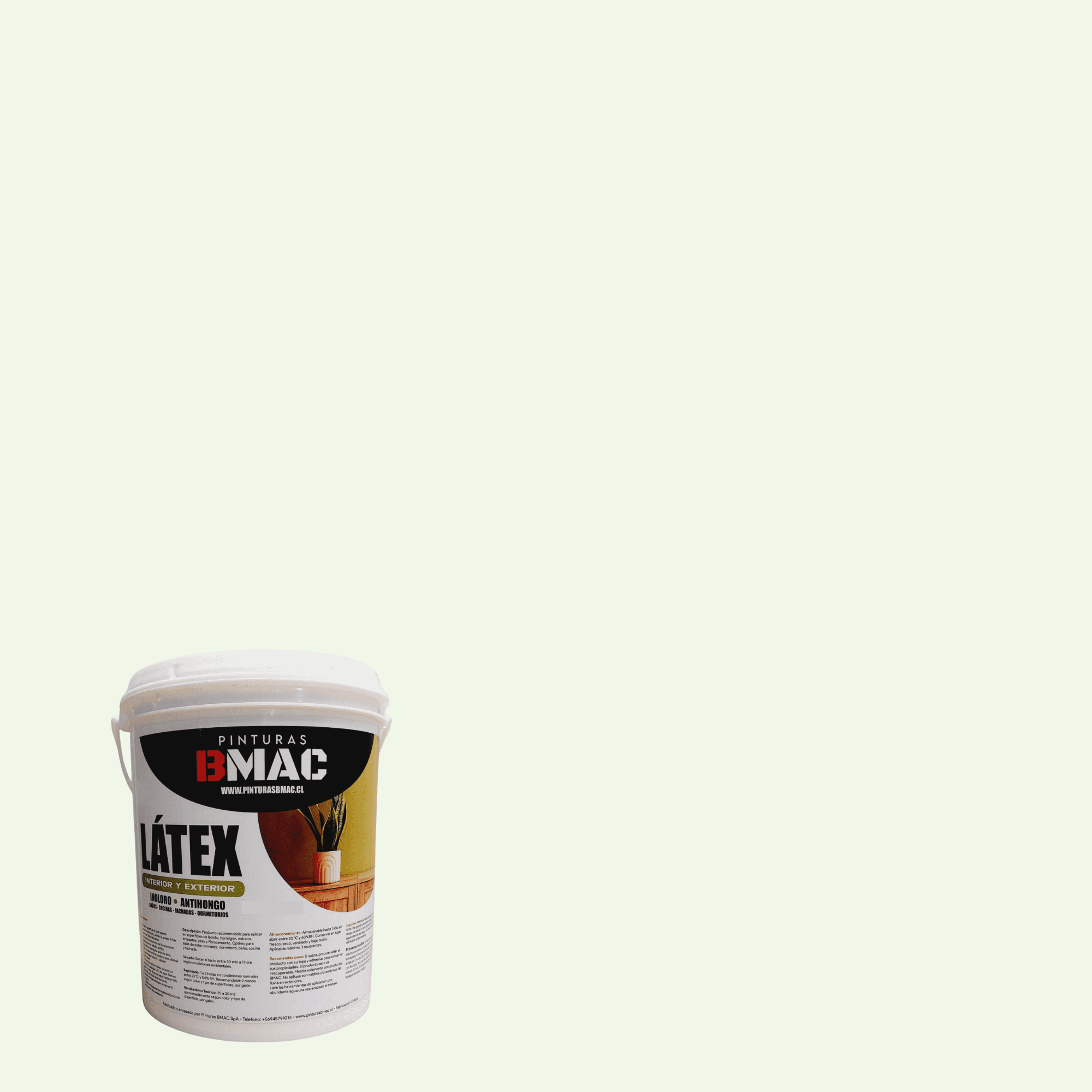 Bmac - Latex Acrilico Blanco Invierno Galon