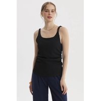Fashionspark - Polera Mujer Tirante Trenzado Negro