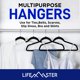 thumbnail image 4 of Juego de perchas Lifemaster Velvet antideslizante, 50 piezas, 4 of 7