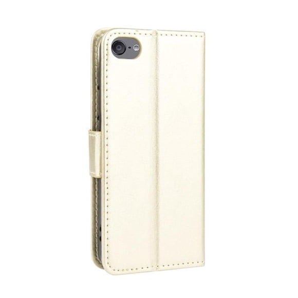 Funda tipo libro para iPod touch 7/6, cartera todo‑en‑uno, funda multifuncional con tarjetero y correa de muñeca desmontable