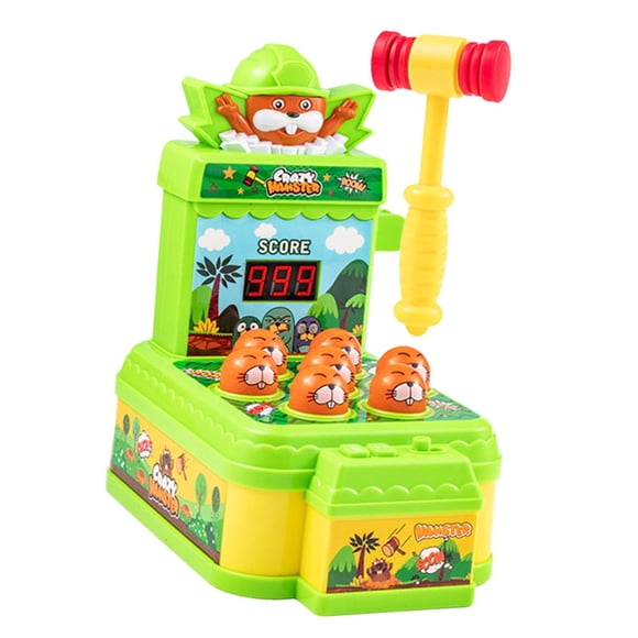 Whack A Animal Toy Cognición Con Mazo Mano Ojo Coordinación Niñas Niños