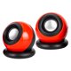 thumbnail image 3 of Mini Altavoz Ligero Con Sonido Estéreo, Altavoz De Escritorio Para Ordenador Portátil, Sala De Senderismo, Color Rojo, 3 of 5