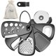 thumbnail image 1 of Set de Utensilios de Cocina Pisol de 6 Piezas de Acero Inoxidable, 1 of 3