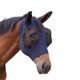 thumbnail image 1 of Careta anti-moscas QHP para caballo con cierre de cierre, lycra elástica, ajuste completo, azul mari, 1 of 5