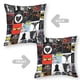 thumbnail image 2 of Batman Fundas de almohada de terciopelo con tema, regalos de funda de almohada, decoración para el hogar, cojín de lanzar, regalo de cumpleaños para fans y parejas.40*40cm., 2 of 6