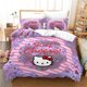 thumbnail image 1 of Sanrio Hello Kitty Quilt Cover Anime Full Pink Cartoon Duvet Skin Friendly Breathable Cute Printed Comforter Bedding, 1 of 5