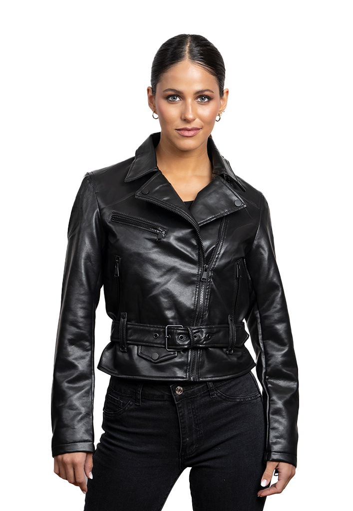 Todopiel - Chaqueta Chg82 Ecocuero Negro
