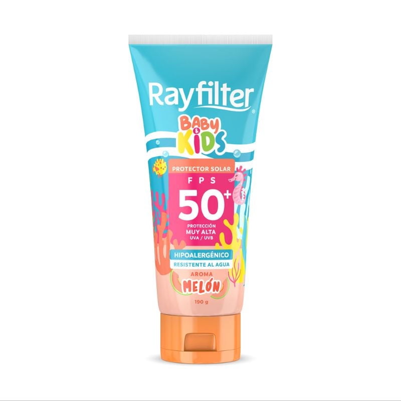 Pack Protector Solar Spf 50+ Bebé & Kids Pomo 190 Gr 1 Un Rayfilter