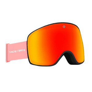 Snow Force - Antiparras Magnéticas Ski & Snowboard North Pole / Rojo - Negro - Rosa