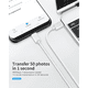 thumbnail image 2 of Cable tipo c a c - USB c USBC - carga rápida 60w Blanco, 2 of 3