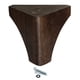 thumbnail image 2 of Pata para Cama Europea. Tipo L Ancho 16.5 cm color roble oscuro, 2 of 2