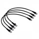 thumbnail image 1 of CPN-05-4. LINKMADE 4 UNIDADES 50CM CAT5E NEGRO LSZH CABLE PATCH MOLDEADO MULTIHILO, 1 of 4