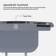 thumbnail image 3 of Mowlicas Diseño de Interruptor Táctil Mejorado para USB Hub (Fibra de Carbono), Cargador de Auto Retráctil Es Necesario Modelo y 2024/2023/2022/2021 y Modelo 3 2023/2022/2021 Accesorios,, 3 of 8