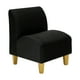 thumbnail image 1 of Poltrona Soft 1C Felpa 01 Negro, 1 of 4