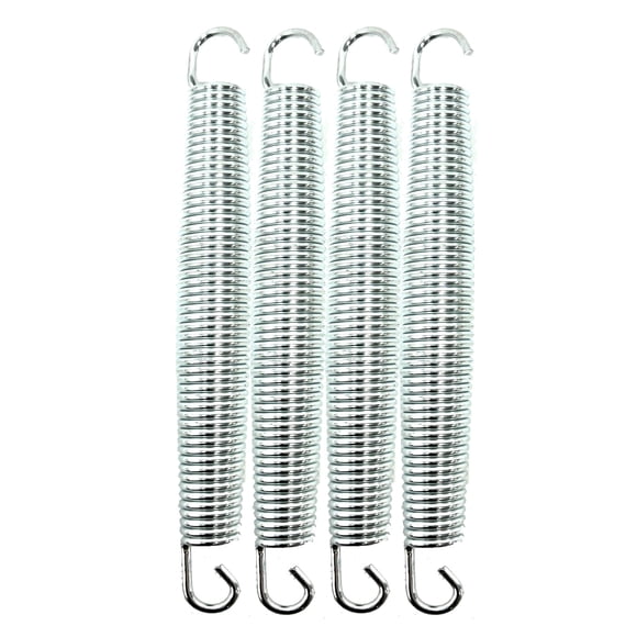 Resortes para trampolín BEITESI 22 cm paquete de 4 galvanizados
