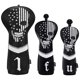 thumbnail image 2 of Funda para Driver de Golf caiobob Calavera Cuero Negro, 2 of 7