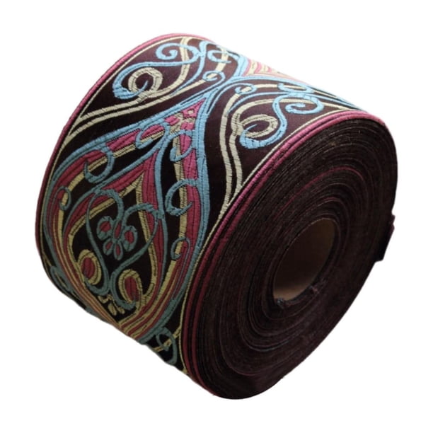 Cinta De Jacquard De 5 Metros Con Adorno De Encaje Bohemio Decorativo Para Hacer Tú Mismo Ropa, Sábanas, 9 Cm De Ancho X 5 M