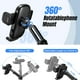 thumbnail image 3 of Soporte de coche ajustable para smartphones, base ampliable 2 en 1, rotación de 360 grados, compatible con iPhone, Samsung y todos los smartphones-Negro, 3 of 7