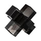 thumbnail image 4 of Artesanías Cruzadas De Cristal Geométricas Nórdicas 3D Para Hollín De Regalo Familiar De Mesa 12x12x12cm, 4 of 5