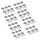 thumbnail image 4 of 48 Set Jeans Botones Brillantes Martillo En Plata De 20 Mm Para Hombres, Mujeres, 4 of 5