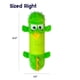 thumbnail image 5 of Juguete de peluche para perros Petstages Big Squeak Gator, sin relleno, 5 of 5