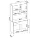 thumbnail image 5 of Kit Cocina Merin Cafe Claro Gris, 5 of 6