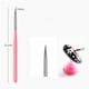 thumbnail image 4 of Xiao Hua Juego de 15 Piezas de Brochas para Uñas, Incluye Brocha de Extensión de Uñas con gel UV, Juego de Bolígrafos de Pintura de Diseño y Otras Herramientas para Uñas, Rosa, 4 of 4