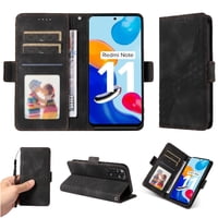 Carcasa Foxdock Xiaomi Redmi Note 11 4G De Cuero Pu, Diseño Acolchado Clásico, Protección Contra Caídas Y Rayones