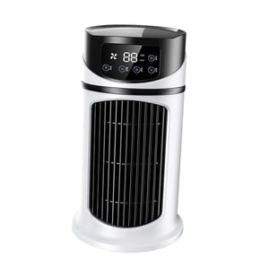 Magideal - Aire Acondicionado Portátil Enfriador De Aire Por Evaporación Refrigeración Peso Ligero Ventilador Acondicionador De Refrigeración Por Agua Para Dormi Blanco