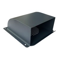 Ioensy - Accesorios De Rejilla De Ventilación Para Toma De Pared Exterior Con 4 Orificios Preperforados, Color Gris
