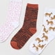 thumbnail image 4 of Calcetines Mujer Tripack Mix Animal Print Café Corona, 4 of 4