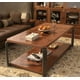 thumbnail image 4 of Mesa de Centro Rectangular 120x60x43 cm Color Nogal 2 Niveles, 4 of 9