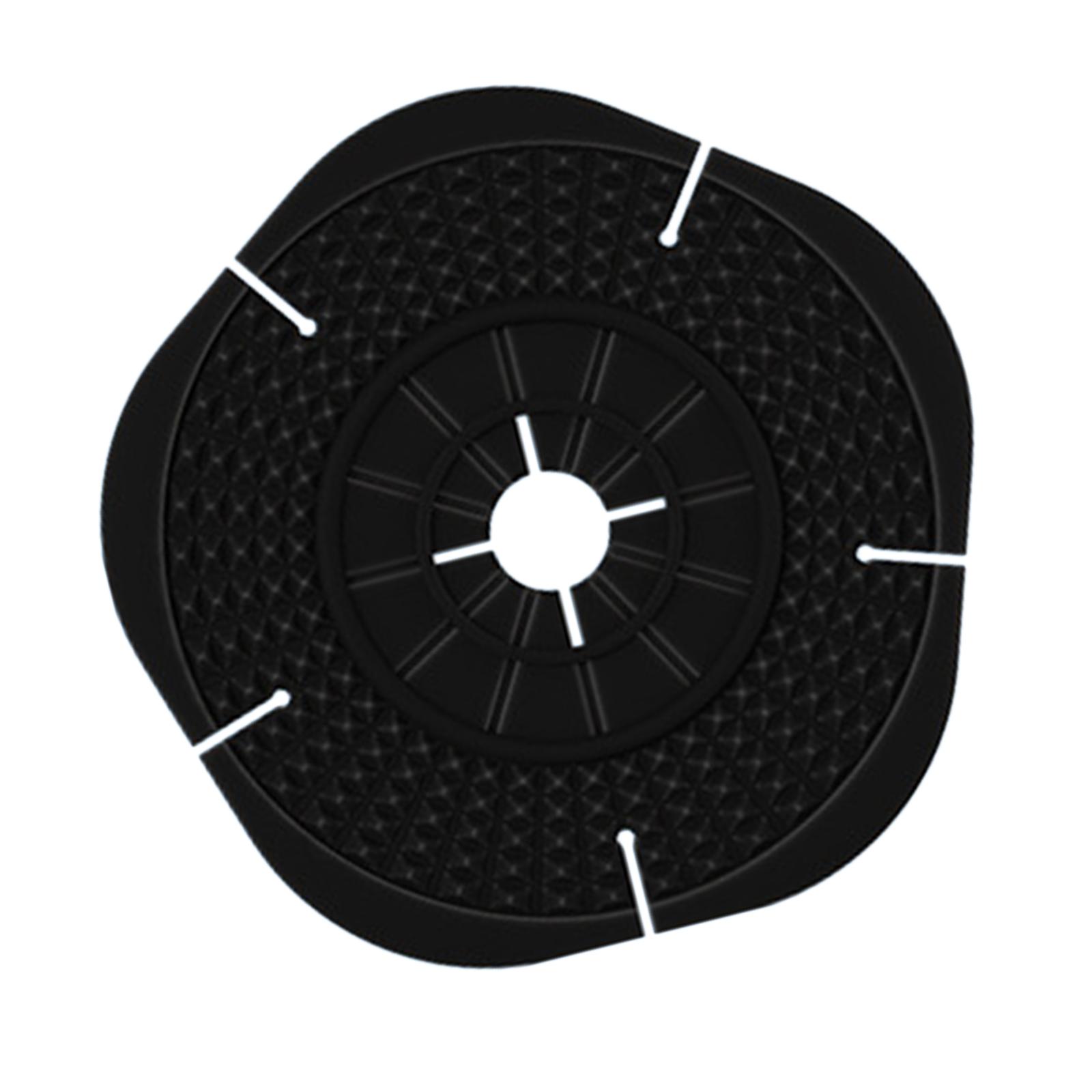 Magideal - Almohadilla Del Orificio Del Limpiaparabrisas Almohadilla Universal A Prueba De Polvo Ajuste A Prueba De Hojas Para Prevenir El Orificio Inferior Del - Diámetro Diámetro Pequeño Negro