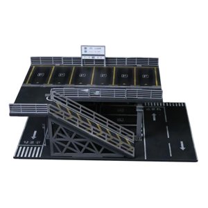 Bothyi - 1/64 Diorama De Estacionamiento Micro Paisaje Decoración Decoración Vitrina Organizador Estilo B