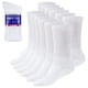 thumbnail image 1 of Calcetines Redondos Para Diabéticos Para Hombre De 10 A 13 Años Color Blanco Paquete De 6, 1 of 6