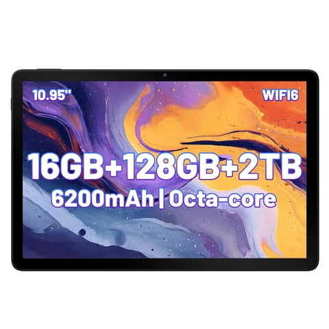Tablet Gleeso De 11"" Android, 16 Gb De Ram, 128 Gb, Batería